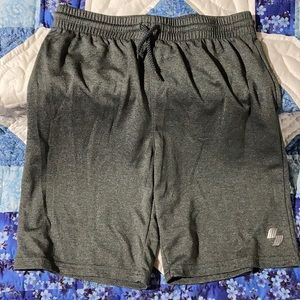 grey basketball shorts
